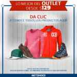 Outlet Netshoes con gran variedad de productos desde $129 pesos en su sitio web