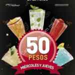 En TGI Fridays todos los cocteles $50 los miércoles y jueves a partir de las 6pm