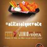 Promoción Las Alitas Voto Elecciones 2015: alitas GRATIS si vas a votar