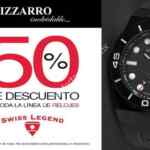 50% de descuento en todos los relojes Swiss Legend en Joyerías Bizzarro