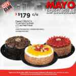 Promoción pasteles a $179 en City Club