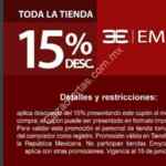 Cupón de 15% de descuento en zapaterías Emyco