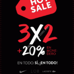 Promoción Dafiti Hot Sale 2015: 3x2 + 20% en monedero en toda la tienda