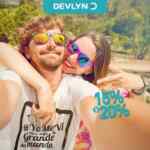 En Devlyn 15% y 20% de descuento en lentes de sol para romper el récord de la Selfie más Grande del Mundo
