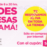 Promoción de Día de las madres Elektra: Devolución del IVA en toda la tienda en línea con el cupón SorpresaMama (válido sólo hoy)