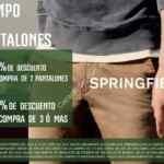 Hasta 25% de descuento en pantalones en tiendas Springfield