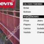 Venta especial Levis con hasta 40% de descuento dentro del sitio de Dafiti