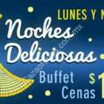 Noches deliciosas en Restaurantes California: Buffet en horario de cenas a sólo $109 los lunes y martes (incluye bebidas)