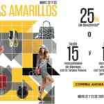 Días Amarillos Palacio de Hierro Mayo 22 y 23: 25% de bonificación ó meses sin intereses