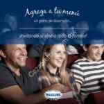 Boletos 2X1 para el cine registrando códigos de Philadelphia en Club Philadelphia