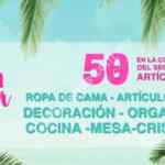 Promoción Live in Summer en The Home Store: 50% de descuento en la compra de un segundo artículo