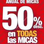 Venta anual de micas en Ópticas Kauffman: 50% de descuento en todas las micas