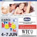 Asiste del 4 al 7 de junio a Expo Tu Bebé y Tú en el WTC y llévate 25% de descuento