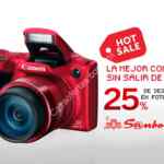 Sólo hoy 25% de descuento en departamento de fotografía a través del sitio web de Sanborns