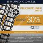 Por día del padre descuentos de hasta 30% + 12 MSI en Bruno Corza