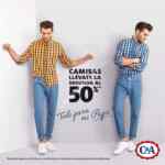Compra una camisa y llévate la segunda mitad de precio en C&A