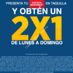 En Cinépolis 2x1 con Banamex de lunes a domingo del 22 de junio al 31 de agosto 2015