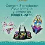 Bikini GRATIS si compras 3 productos Agua Bendita en tiendas Blu Lagoon