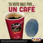 Promoción Extra Voto Elecciones 2015: Café gratis si votas hoy 7 de junio