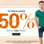 50% de descuento en la segunda prenda en Dafiti este fin de semana