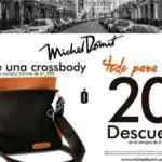 Promociones del día del padre en Michel Domit: 20% de descuento en compra de 2 pares y crossbody de regalo con compra mínima