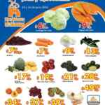 Folleto Chedraui de frutas y verduras 23 y 24 de junio: lechuga, papaya y zanahoria con descuento