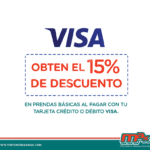 En tintorerías Max 15% de descuento pagando con tarjetas Visa
