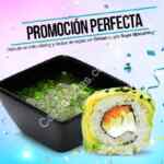 Promoción Mr. Sushi, gohan o sopa misoshiru GRATIS en la compra de un rollo