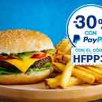 Cupón Hellofood Paypal: 30% de descuento con el código HFPP30