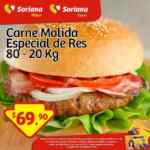Soriana Oferta del día miercoles: carne molida de res a $69.90 el kilo
