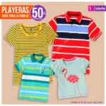 Playeras para toda la familia al 2X1 1/2 en Suburbia