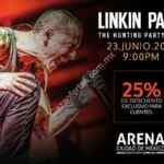 Con TotalPlay 25% de descuento en el concierto de Linkin Park usando el cupón TOTALPLAY