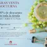 Venta nocturna en La Castellana hoy 1 de junio: 20% de descuento en toda la tienda hoy de 5:00 a 10:00 PM