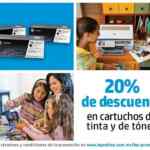 Promoción HP Online Store: 20% de descuento en cartuchos de tinta y de toner y envío GRATIS