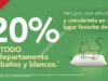 20% de descuento en todo el departamento de baños y blancos en Idea Interior