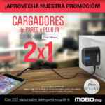 2x1 en cargadores para iPod y iPhone en tiendas Mobo