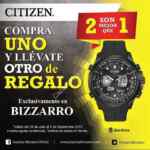 Promoción Bizzarro 2X1 en relojes Citizen