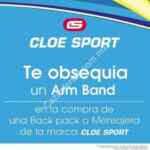 Arm band GRATIS en la compra de productos Cloe Sport en Cimaco