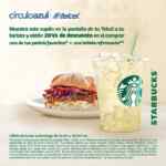 En Starbucks 20% de descuento en la compra de un panini + refresher con cupón
