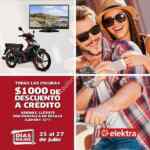 Promoción Días Rojos Elektra: $1000 de descuento en todas las motos Italika y pantalla LED de 32" de regalo