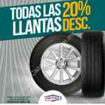 20% de descuento en TODAS las llantas en Famsa