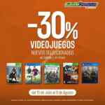 30% de descuento en juegos nuevos en Game Rush