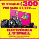 Ofertas Julio Regalado 2015: $300 de descuento por cada $1,000 en electrónica del 31 de julio al 5 de agosto