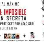 En Cinépolis Súperticket de Misión Imposible Nación Secreta a $99 (incluye preestreno en IMAX, póster y renta en Cinépolis Klic)