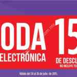 Gran venta de Liquidación Suburbia: 15% de descuento en TODA la electrónica del 24 al 26 de julio