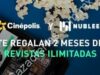 2 meses de revistas ilimitadas en Nubleer GRATIS cortesía de Cinépolis