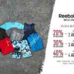 Hasta 40% de descuento adicional en tiendas Reebok Outlet sólo este fin de semana