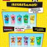 Promoción vasos Disney Soriana: Canjea 5 vasos de vidrio por 50 puntos + $59 pesos (precio normal $260)