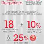 Gran Reapertura Sears Veracruz Plaza las Américas: Hasta 25% de descuento directo ó 18 msi + 10% de descuento