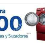 En Sams Club $1000 de descuento en lavadoras y secadoras y $300 de descuento en electrodomésticos
